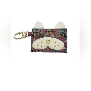 Betsey Johnson Floral Dog Card Holder
